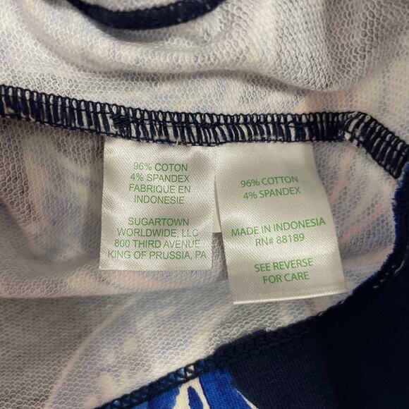 LILLY PULITZER Bright Navy In Reel Life Booker Popover Size XXS - Picture 8 of 14